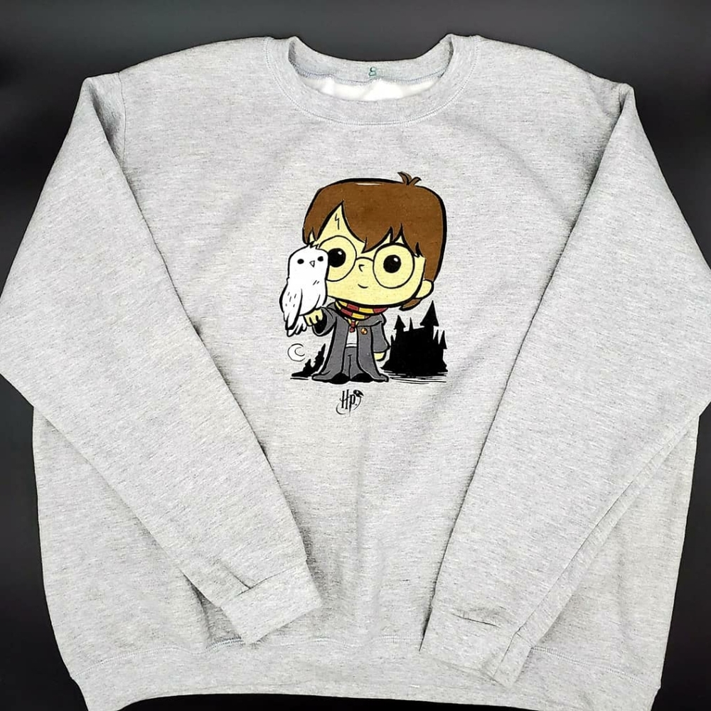 Men's Harry Potter Brand Sweatshirt,  Color Grey